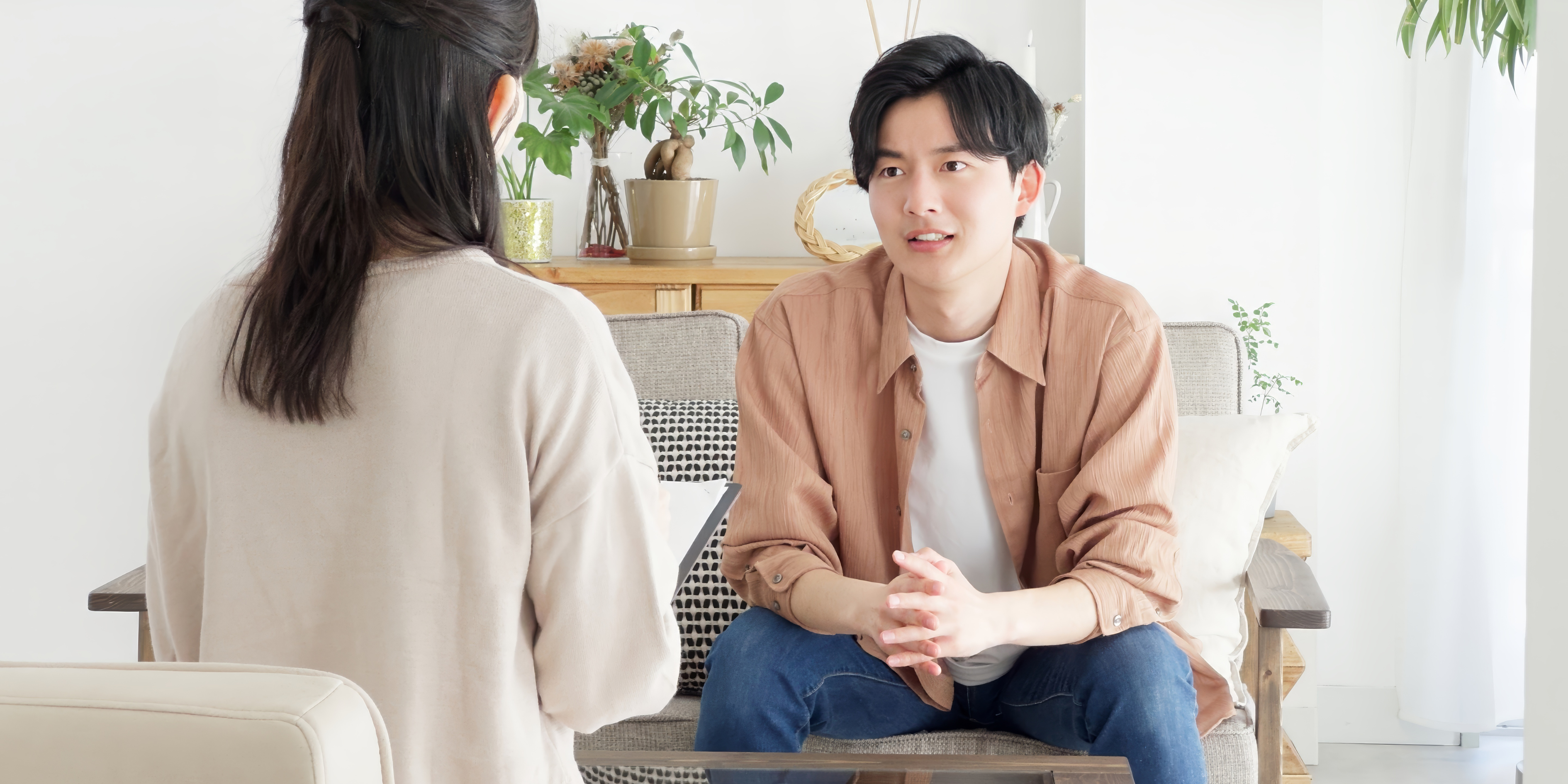 ADHD counselling session — two people in warm conversation